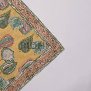 Handmade <b>Green</b> Leaf Floral Cotton <b>Napkins</b> Block Print Reusable Table <b>Linen</b> Dinner <b>Napkins</b> <b>Bulk</b> Wholesale Wedding Party, Hotels - Product Image 6