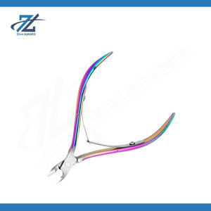 Luxury Professional Stainless Steel Cuticle Nipper <b>Set</b> Curved Blade <b>Nail</b> Pusher Manicure Pedicure Tool for Salon Use - Product Image 2