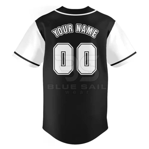 Camiseta de Béisbol Personalizada 100% Poliéster de Alta Calidad, Transpirable, Bordada, con Tirantes Ajustables, Manga Corta, Cuello en V, Unisex para Adultos - Product Image 2