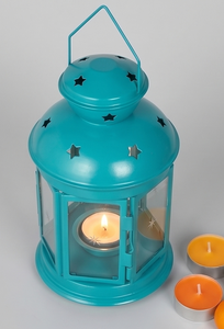 Lanterne à vent artisanale en fer forgé, lampe cheval, chandelier décoratif, lampe ciel étoilé portable, chandelier DIY - Product Image 3