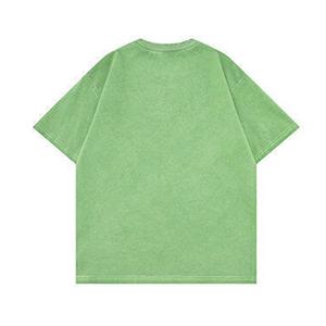 เสื้อยืดคอกลมแขนสั้นทรงหลวมสำหรับผู้ชาย ไซส์ใหญ่ ไหล่ตก สวมใส่สบาย เหมาะสำหรับออกกำลังกาย ลำลอง เป็นมิตรกับสิ่งแวดล้อม ผ้าถัก ระบายอากาศได้ดี สีพื้น - Product Image 6