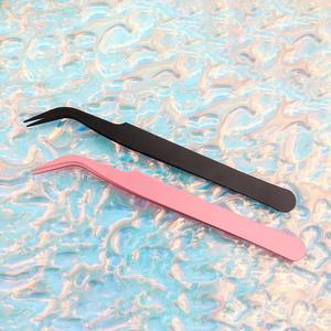 Morje Surgical Precision Eyelash Tweezers Set Stainless Steel Smooth Tip 10mm Fine Perfect Grip Multi Color for Lash Application - Product Image 6
