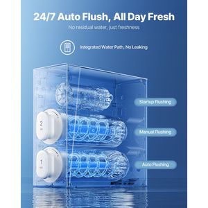 Filtro Acqua RO Senza Serbatoio a 8 Stadi da 400 GPD per Lavello, Rapporto di Flusso 2:1 Puro 100 GPD - Product Image 5