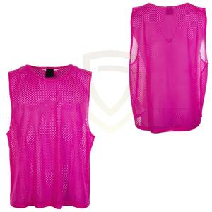 Maillots d'entraînement réversibles en maille respirante 100 % polyester pour adultes, personnalisables avec nom, pour football, basketball et autres sports - Product Image 2