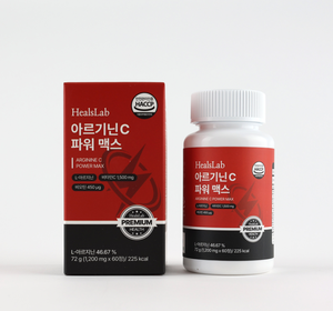 เฮลส์แล็บ พรีเมี่ยม อิมมูน ซัพพอร์ท อาหารเสริมบำรุงสุขภาพการไหลเวียนโลหิตสำหรับผู้ใหญ่ แอล-อาร์จินีน ซี พาวเวอร์ แม็กซ์ 1,200 มก.*60 เม็ด - Product Image 2
