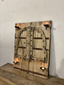 Decoración de Pared de Madera Tallada a Mano Estilo Art Deco con Detalles en Latón para el Hogar - Multifuncional y Duradera para Sala de Estar, Dormitorio, Comedor - Product Image 3