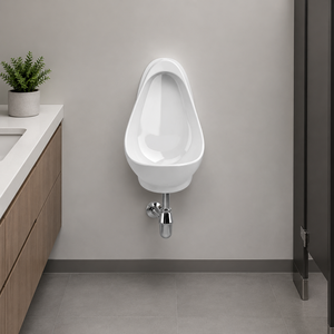 Urinario de Cerámica Ovalado Estilo Europeo 2026 |   Sanitarios Modernos Suspendidos en Pared para Proyectos Comerciales Modernos - Product Image 3