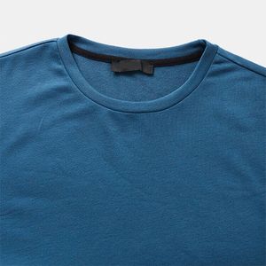 Camiseta esencial de algodón para el día a día, elegante y sencilla, con textura premium, ideal para un estilo de vida activo, top para clima cálido, informal para el día a día. - Product Image 2