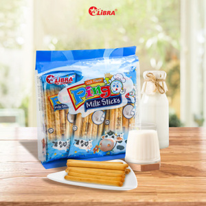 Libra Pingo 186g Milk Flavored Crispy Stick Cookies Wheat <b>Flour</b> Biscuits Sweet Halal FMCG Bag Sachet Carton Competitive Price - Product Image 4