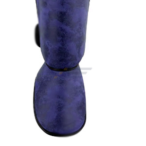 OEM LEMBRO INDUSTRY Protège-tibias professionnels en cuir légers pour adultes, personnalisables, pour entraînement de kick-boxing et protection de football - Product Image 5