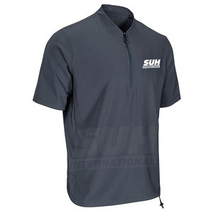 New Trend Top Selling Quarter Zip <b>Jacket</b> for <b>Men</b> Stand Collar Front Logo Breathable Streetwear Winter <b>Jacket</b> - Product Image 3