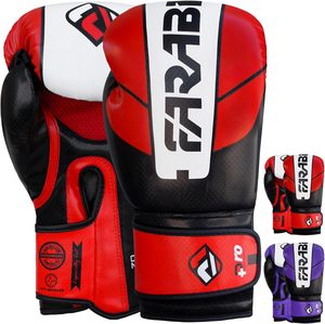 กระสอบทรายหนัง PU ยี่ห้อ Farabi Pro-Series ขนาด 10 ออนซ์ สำหรับฝึกซ้อมมวยไทย MMA คิกบ็อกซิ่ง - ทนทานกว่าเดิม - Product Image 1
