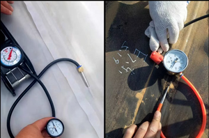 Testador vazamento pressão ar para testar solda geomembrana qualidade - Product Image 6