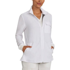 New Arrival Wholesale Cotton Polyester <b>Scrub</b> Sets With Jackets Medical Nursing Uniforms Hospital Suits Men Women - Product Image 1