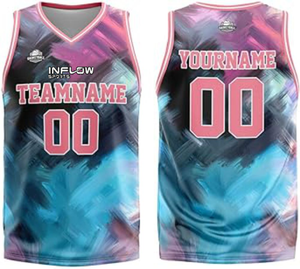 Nuevos Conjuntos de Uniformes de Baloncesto Reversibles para Clubes y Ligas, con Camisetas de Baloncesto de Doble Capa y Estampado - Product Image 4