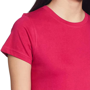 Camiseta de Mujer de Alta Calidad, Ecológica, Cómoda, de Hombros Caídos, Tejido de Poliéster, Corte Ajustado, Cuello en V, Informal, de Manga Corta - Product Image 3