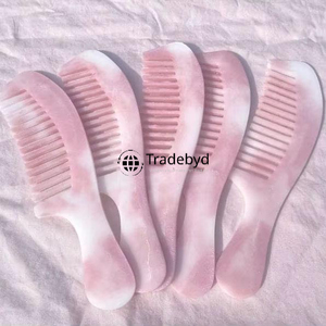 Tradebyd Elegant Resin Hair <b>Comb</b> Durable <b>Wide</b> Tooth <b>Comb</b> for Curly Thick and Natural Hair Styling - Product Image 2