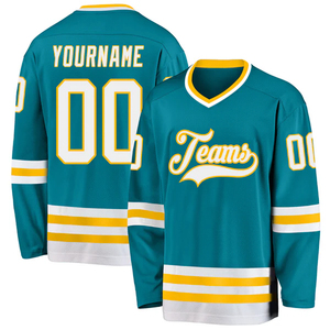Maillot de hockey personnalisé pour hommes, uniforme d'équipe personnalisé, respirant, séchage rapide, vêtements de sport pour hockey sur glace, fournisseur - Product Image 5