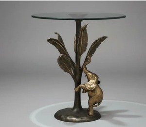 Table d'appoint design personnalisée pour la maison, le salon, les hôtels, les villas, table décorative d'appoint et de bout avec plateau en marbre - Product Image 2
