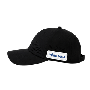 "Wholesale Custom Side Patch Logo <b>Baseball</b> <b>Cap</b> Laser Cut Hole Blank Promotional Event Hat - Product Image 1
