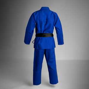 Kimono de Jiu Jitsu brasileño premium con logo personalizado, tejido de algodón suave, ligero, de tejido perlado, duradero. - Product Image 4