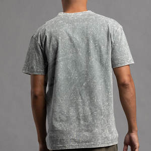 Camiseta de Hombre con Lavado Ácido de Último Diseño y Alta Calidad en Venta, Camisetas Casuales de Estilo Clásico 2026 para Venta en Línea - Product Image 5