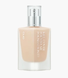 Fond de teint CLIO Kill Cover Founwear 35ml K Beauty, longue tenue, couvrance totale, couvrance modulable, semi-mat, fini doux mat - Product Image 1