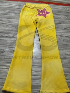 Wholesale Women's Jogger Vintage Heavyweight Fleece Sweatpants Trousers Custom DTF DTG Screen Printing Pants For Women's - Product Image 5