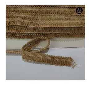 Nouveauté : Franges en coton brossé avec accessoires décoratifs rustiques pour coussins en dentelle et tissus d'ameublement à prix abordable - Product Image 1