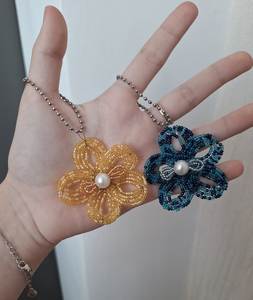 Artisan Crafted Embroidery Beaded Keychain Decorative Handmade <b>Key</b> <b>Ring</b> for <b>Bags</b> Backpacks and Purses - Product Image 1