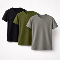T-shirt uni pour homme, coupe ajustée, 100% polyester, été, séchage rapide, respirant, anti-rides