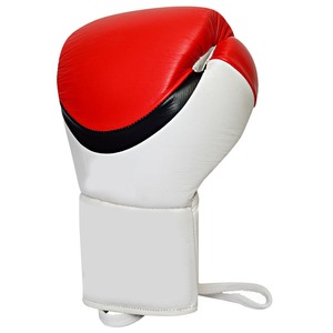 Gants de boxe professionnels en cuir PU de qualité supérieure avec fermeture auto-agrippante 12oz, gants d'entraînement extensibles pour les arts martiaux - Product Image 3