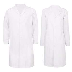 Blouse de laboratoire médicale en coton 100% de haute qualité, à manches longues, uniforme de travail pour femmes, tenue d'hôpital - Product Image 2