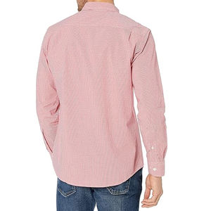 เสื้อเชิ้ตแขนยาวผู้ชายสำหรับธุรกิจและสำนักงาน ผ้าฝ้าย 100% ระบายอากาศได้ดี ผ้าทวิล ขายส่ง รับผลิตแบบ OEM - Product Image 4