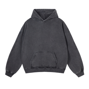 Survêtement Homme Hiver Tendance Oversize en Molleton Épais à Capuche et Jambes Larges, Imprimé Étoiles, Teinture Dip Dye, 100% Coton, Manches Longues - Product Image 1