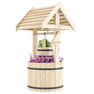 Vaso dei Desideri in Legno Naturale, Bellissima Collezione di Fioriere e Vasi per Piante - Product Image 5