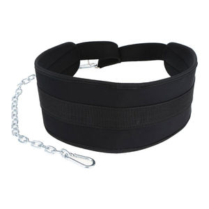 เข็มขัดยกน้ำหนักแบบปรับได้พร้อมโซ่ ทนทาน ใช้สำหรับฝึกซ้อมในยิม เหมาะสำหรับการดิปและพูลอัพ มีตัวเลือกการออกแบบที่ปรับแต่งได้ - Product Image 2