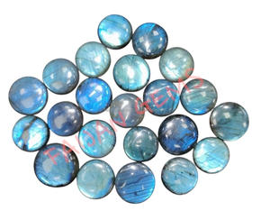 Cabochon de pierres précieuses en vrac LABRADORITE ROND naturel poli mélange forme toutes tailles cabochon en cristal pour la fabrication de bijoux pierres précieuses - Product Image 5