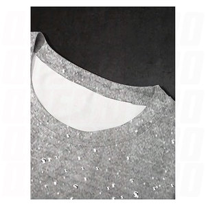 Camiseta gráfica con estampado de diamantes de imitación para hombre, camiseta de manga corta con cuello redondo, camiseta informal de verano de inspiración vintage, Top informal brillante - Product Image 6