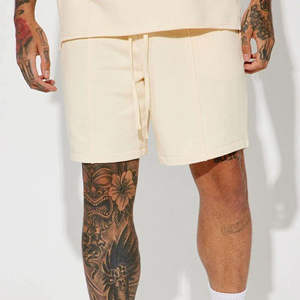 Conjuntos de Shorts de Verano de Alta Calidad, 100% Algodón, Personalizados, Camiseta y Shorts para Hombre, Ropa Deportiva, Cuello Redondo, Manga Corta - Product Image 2