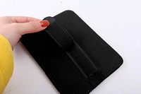 Angoo — porte-monnaie en cuir véritable, sur mesure, pour rangement de lunettes, cartes de crédit,