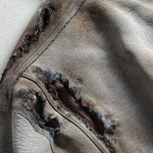 New Street Wear Women Pullover Hoodies 100% Cotton Fleece Acid Wash Breathable Distressed Thermal Quick Dry Windproof Winter - Product Image 5