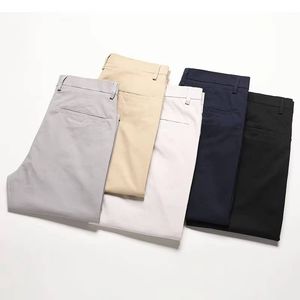 Pantalon chino pour homme sur mesure, grande taille, écologique, respirant, en coton épais, coupe large, ajustement régulier, élastique, directement de l'usine BD - Product Image 2