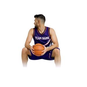 Ensemble d'uniformes de basket-ball personnalisés par sublimation, col rond, sans manches, avec short, ensemble d'uniformes de basket-ball sur mesure - Product Image 4