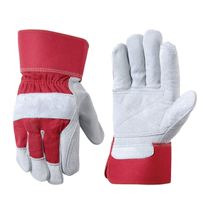 Gants de sécurité anti-coupure en cuir, gants de construction de haute qualité, vente en gros, gants de travail industriels en vrac - Product Image 1