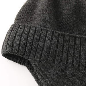 Wholesale Custom <b>Warm</b> Beanie <b>Hat</b> Customizable Beanie <b>Hats</b> <b>for</b> <b>Men</b> Unisex Whole Sale Knit - Product Image 5