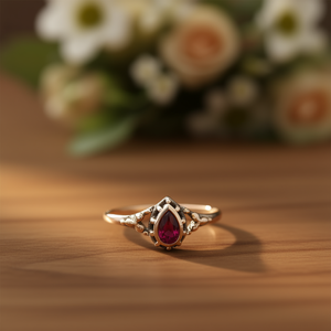 แหวนโกเมนเนื้อดี 1.8 กรัม - Product Image 3