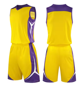 Conjunto de Uniforme de Baloncesto Personalizado Premium 100% Poliéster Transpirable para Hombre y Mujer, Camisetas y Pantalones Cortos Lisos para Equipos y Universidades - Product Image 4