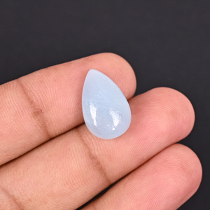 Aigue-marine naturelle 7,5 carats 17x11mm forme poire pierre précieuse non montée - Product Image 2