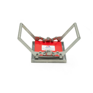 Industrial N35 Ferrite Permanent Plate Magnet 200x200x35 mm Custom Welding Bending Material Handling Magneteksan 50kGmm - Product Image 3